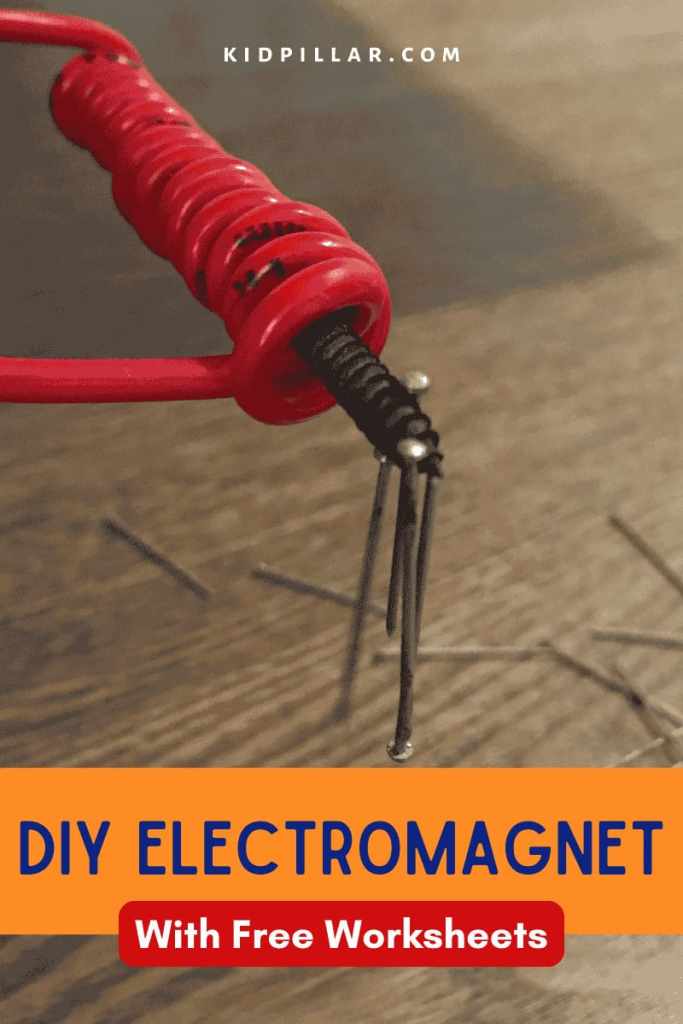 DIY Electromagnet For kids at home & school
