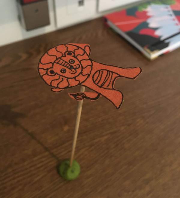 balancing lion