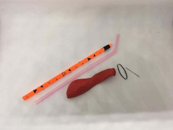Balloon pinwheel experiment for kids