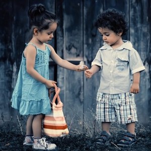 kids learning to help each other and be kind
