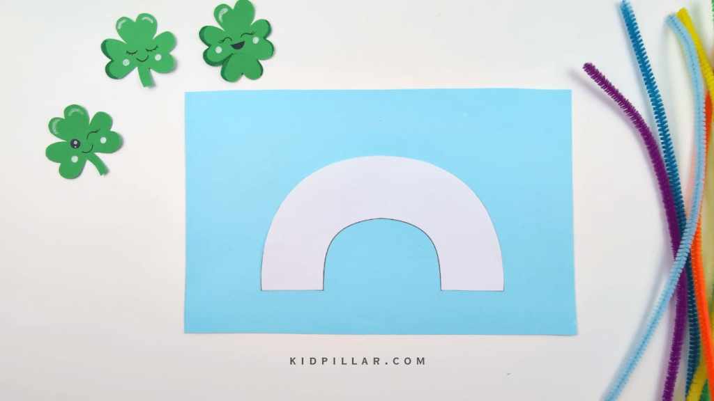 Make cute faces on the shamrock & clover for the shamrock craft