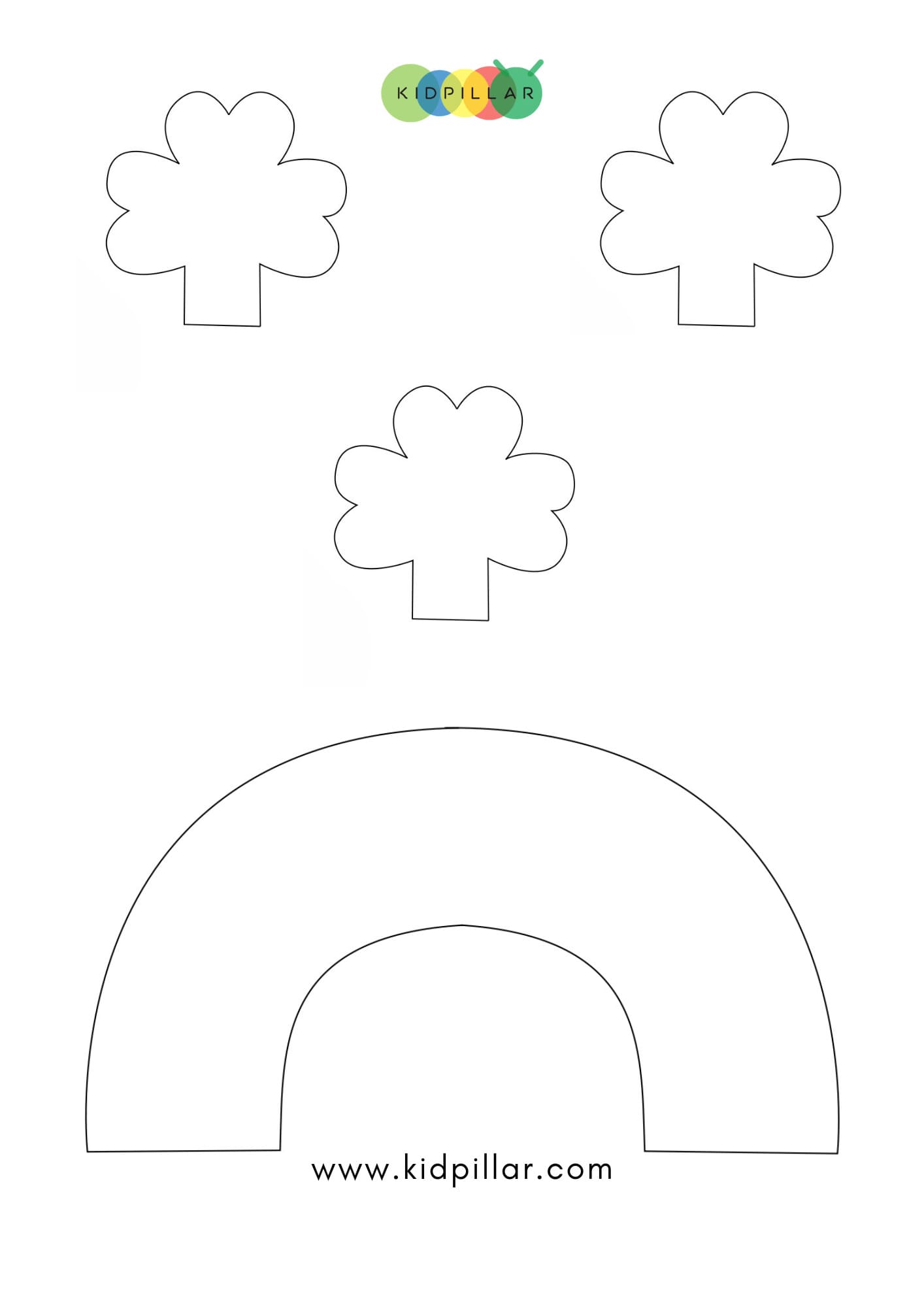 Shamrock People Craft Template