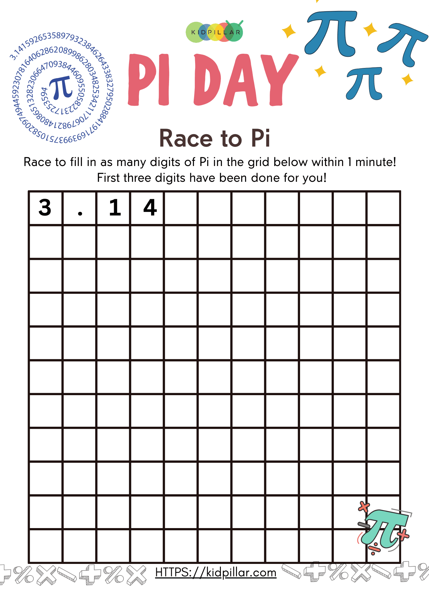 Pi Day Race