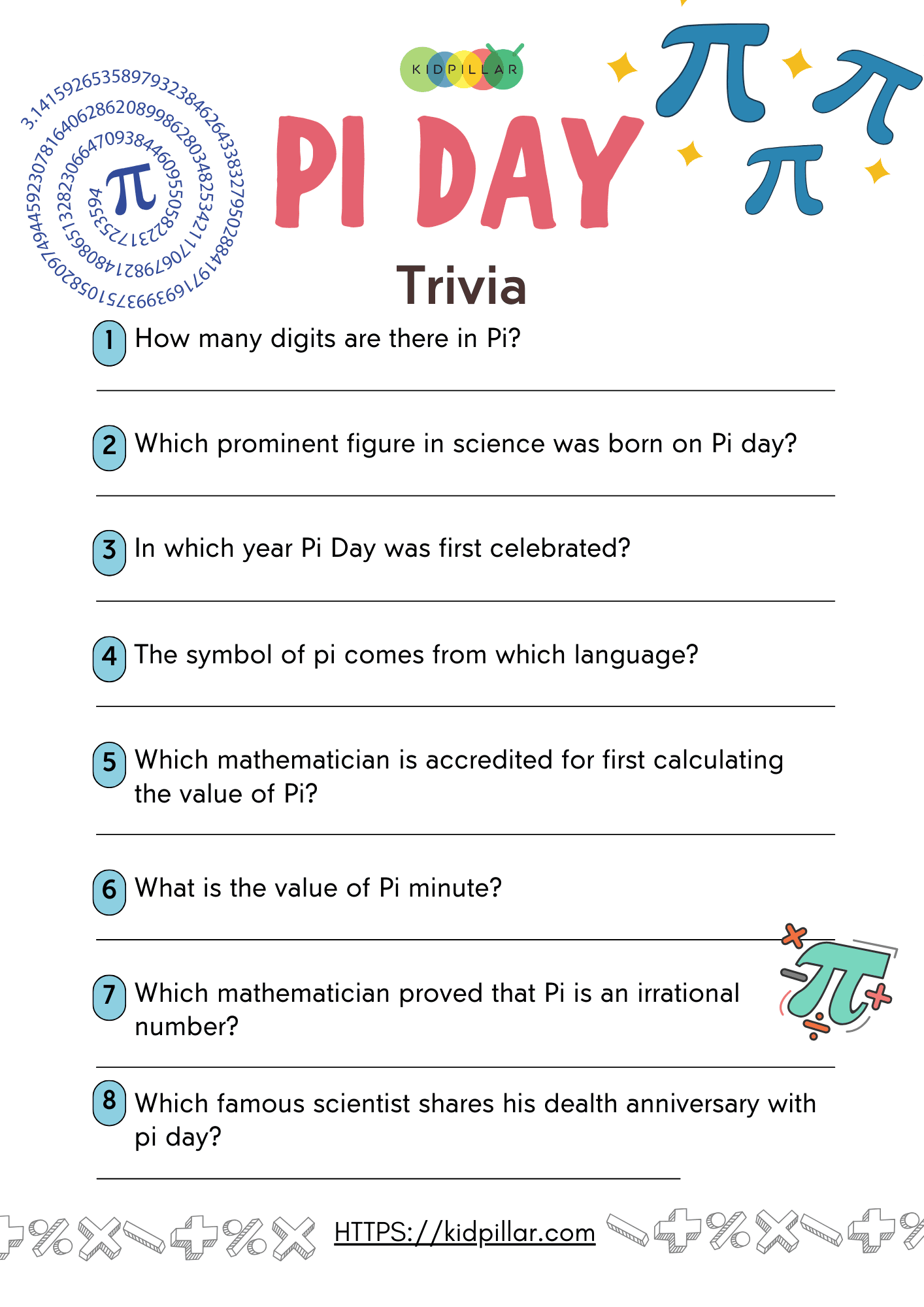 Pi Day Trivia