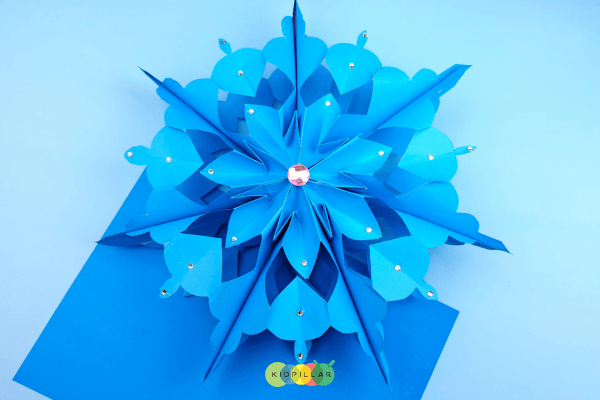 Winter Snowflake paper craft for kids