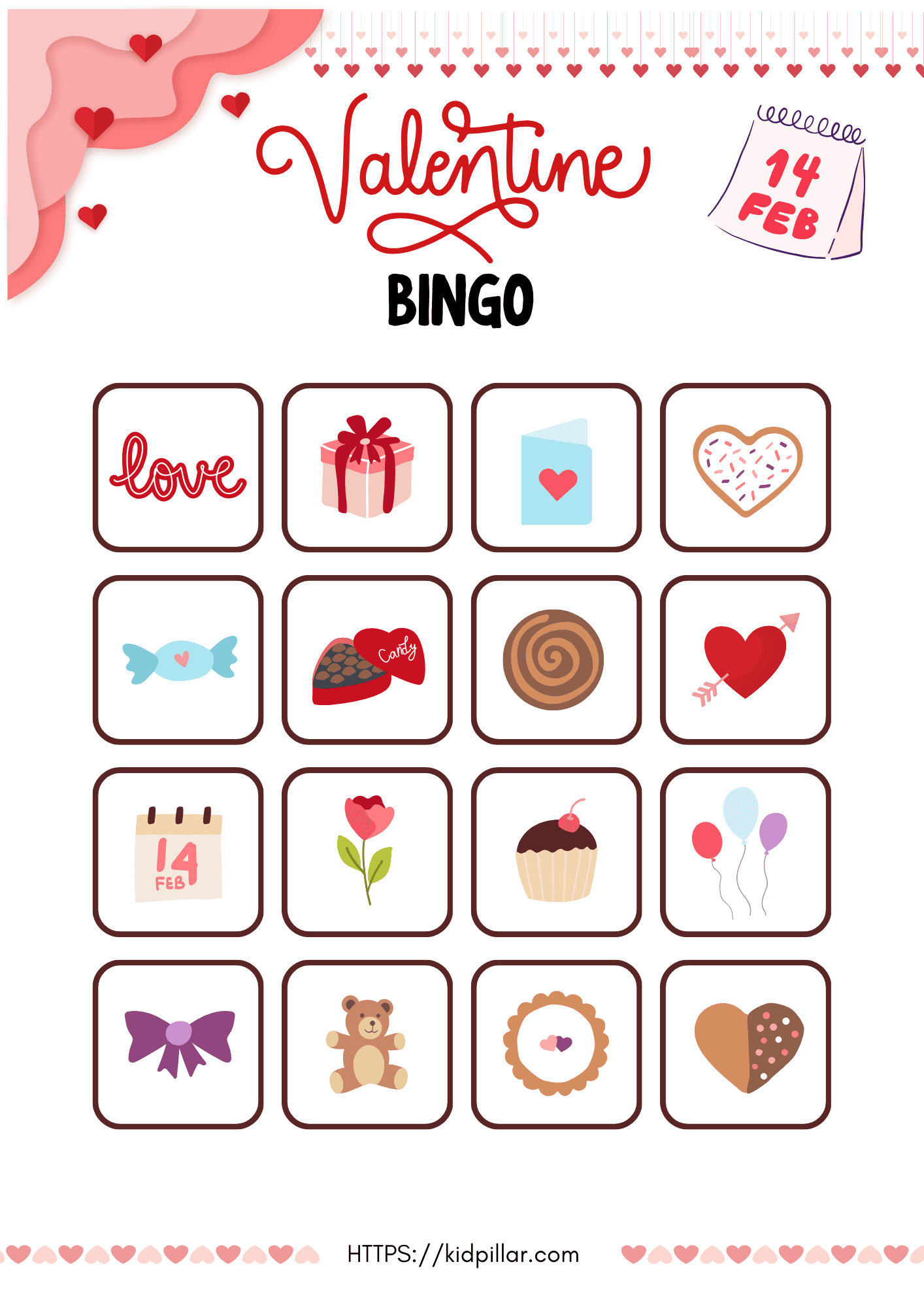 Valentine Bingo