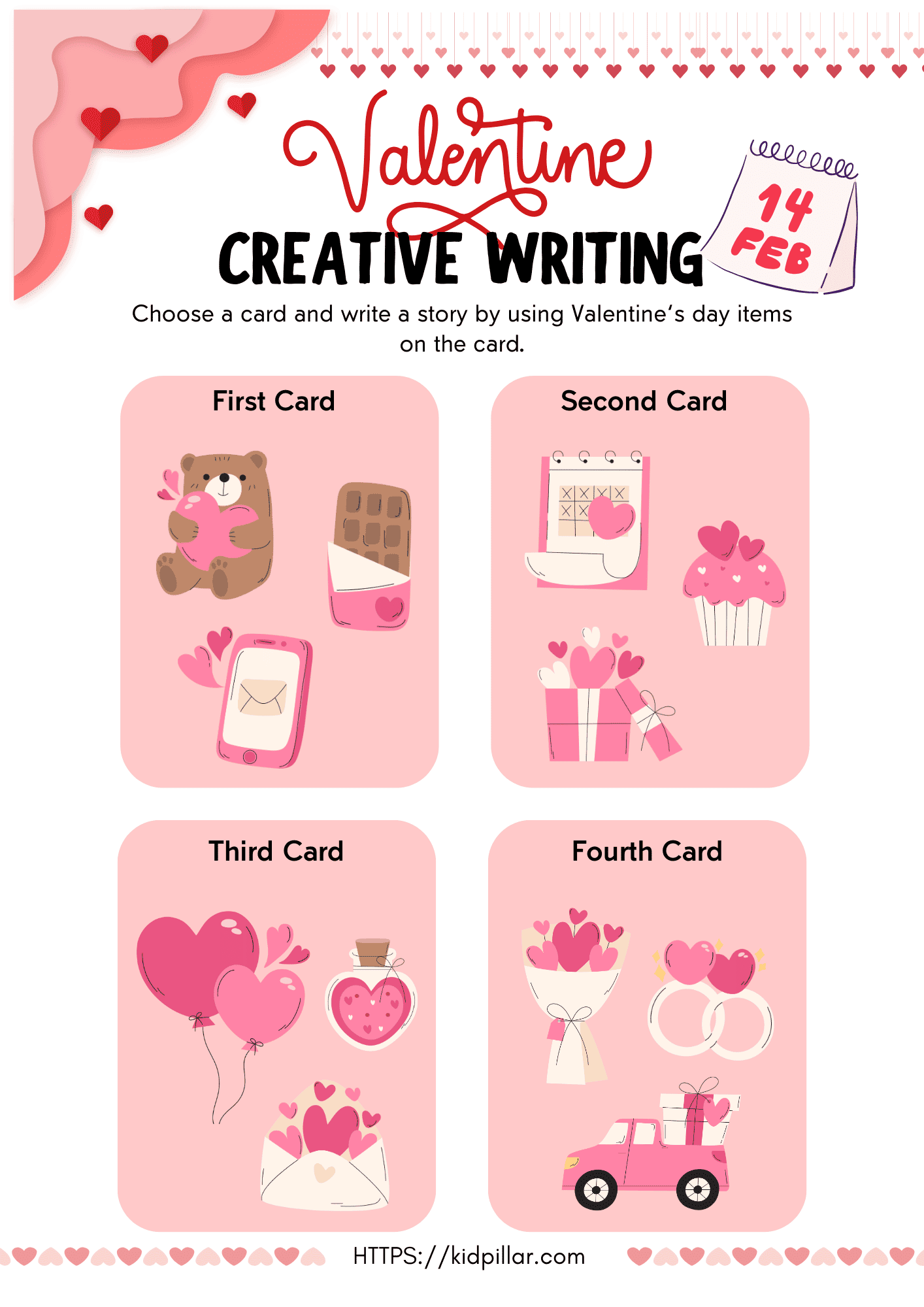 Valentine Creative Writing