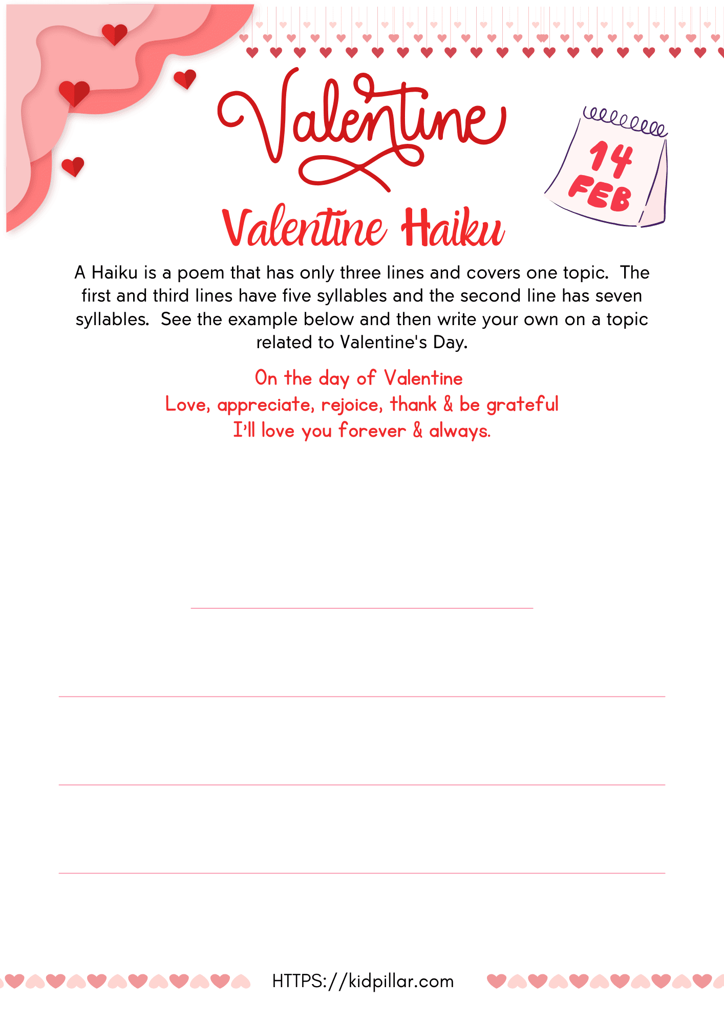 Valentine Haiku